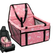 HanTai Dog Car Seat, Waterproof Portable Pet Booster, Travel Safety Carrier For Camping, Road Trip, City Driving, Daily Commute, Beach, Park, Family Outings, Outdoor Adventures