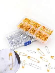 50-500 DIY Steel Safety Pins, Modern Minimalist Home Safety Pin Set, Suitable For Fixing Clothes, Fixing Clothes Labels, Cuff Pins, And Essential Household Pins