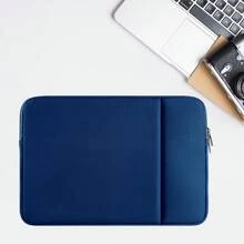 Túi đựng máy tính xách tay bên trong cho 11 13 14 15 16 inch có lớp lót mềm mại và thiết kế đơn giản tương thích với Apple, Hp, Asus Túi đựng máy tính xách tay Maillard màu thu đông kiểu Maillard Túi đựng máy tính xách tay tối giản cho lớp học Túi đựng đồ cho giáo viên Túi đựng đồ cho lớp học - Màu xanh hải quân - Xem 5