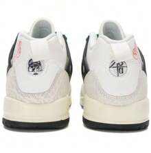 Nike أحذية كرة السلة الرياضية الكلاسيكية منخفضة الرقبة لأطفال جوردان سبيزايك - أبيض - مشاهدة 7