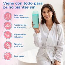 Calentador de cera depilatoria para manos, pies y cuerpo SPA - Tipo de Enchufe A USA (110-127V) - Ver 6