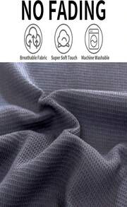 QUILTINA Dish Towels Set,100% Cotton Waffle Weave Kitchen Towels 6 Pack,17 X 25 Inches Dish Towels For Kitchen,Super Absorbent For Drying And Cleaning (Beige, Brown, Dark Grey) - ColorC - 查看 3