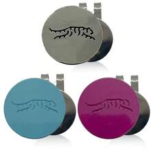 Marcador de bola de golf divertido con patrón abstracto de tigre, clip magnético estándar para gorra unisex, regalo de golf premium para hombres y mujeres, accesorio de golf para entusiastas del golf - Multicolor - Ver 1