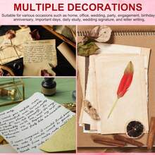 Długopis z piórem do rękodzieła świątecznego, różne kolory, prezent świąteczny, świąteczna pamiątka