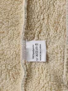 Chaqueta con capucha gris de hombre forrada de sherpa, cálida y cómoda, adecuada para salidas de invierno, actividades al aire libre y uso casual en el hogar