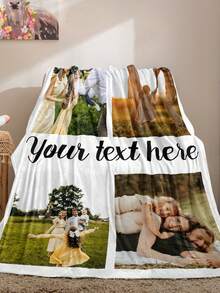 1 chiếc chăn in ảnh theo yêu cầu, chăn nỉ cá nhân hóa với ảnh và chữ, chăn trải giường, chăn in ảnh tùy chỉnh, chăn ảnh gia đình cá nhân hóa, chăn in hình tùy chỉnh, chăn đắp cá nhân hóa với hình ảnh, chăn ấm áp, quà tặng gia đình, quà cưới, quà Ngày của Mẹ, quà sinh nhật, sử dụng văn phòng. - Nhiều màu - Xem 2