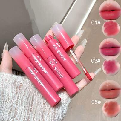 丝绒哑光液体唇膏，持久不脱色，适合日常使用