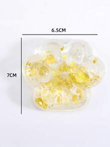 1PC Transparent Glitter Soft Cat Paw Squeeze Toy,Stress Relief And Fun, Great Party Favors And Birthday Gifts For All Ages, Pink For Girls,Blue For Boys,Portable Fidget Squeeze Toy For Your Desk And On The Go, Ideal Holiday Gift, Small Gift Ornament, Cute And Fun, Christmas Gift, Party Favor, Gift Bag Filler, Classroom Prize - Multicolor - View 4