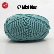 1 Stück 50g 5-fädiges Baumwollgarn, geeignet für DIY Taschenweben, Schals, Mützen, Pullover, Heimtextilien