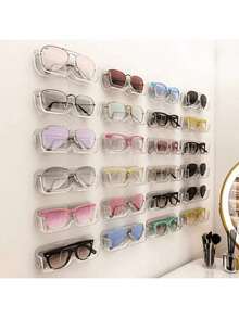 1 Peça Suporte para Armazenamento de Óculos, Espaço de Armazenamento Grande e Portátil, Estojo Chique para Óculos de Sol/Óculos/Óculos de Leitura, Adequado como Presente para Amigos, Todas as Estações