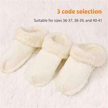 2 piezas Cubiertas de zapato con forro interior cálido, Forro interior de felpa grueso para invierno, Forro interior de lana suave desmontable, Forro interior de felpa grueso