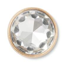 Crocs Zhibixing Accessories Decorative Perforated Shoes, Exquisite Texture, Unique Shoe Flowers, Shoe Buckles, Transparent Stones - Silver - View 1