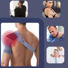 Stability Shoulder Brace Compression Sleeve For Rotator Cuff Support, Dislocated AC Joint, Frozen Shoulder Unwell,Fit For Left And Right Shoulder,For Fitness, Daily Work, Tennis, Badminton