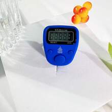 优质橡胶材料 LED 灯手指计数器，电子按钮计时器 - 彩色 - 查看 7