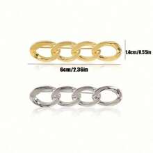 1/2/3/4/6pcs Detachable Alloy Chain Waist Cincher Brooches, Waist Shaper For Women - 彩色 - 查看 10