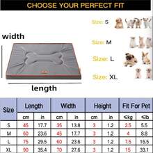 1pc Plush Thick & Enlarged Rectangular Pet Mat, Dog Bed, Cat Bed, Washable, Dirt-Resistant, Wear-Resistant, Soft & Comfortable, Suitable For Medium & Large Dogs And Cats, High-Quality Dog/Cat Bed, Multi-Season, Multiple Colors Available