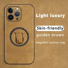 Funda con forma de U, de imitación de piel de oveja con cierre magnético. Compatible con los modelos 12 al 16 Plus, Pro y Pro. Un diseño elegante y sofisticado. Una excelente opción. - Colores mixtos 1 - Ver 7