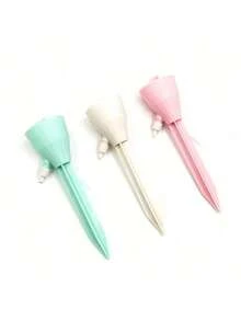 1/3/6件套自动浇水装置 - 可调节缓释阀，家用/船用园艺浇水工具，植物滴灌系统，度假无人值守浇水小工具 - 彩色 - 查看 6