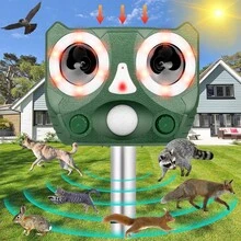 Outdoor Animal Repellent Device, Variable-Frequency Ultrasonic Rodent Repellent Device, Multi-Level Adjustable Infrared Sensing Bird Repellent Device