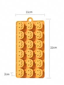 1 包鬼魂硅胶模具，万圣节硅胶模具 3D 鬼魂巧克力糖果模具鬼魂果冻模具冰块模具鬼魂烘焙模具适用于万圣节派对布丁香皂蜡烛蛋糕装饰 - 彩色 - 查看 12