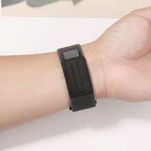 Trail Loop 尼龙表带，兼容 表带 49mm 46mm 45mm 44mm 42mm 41mm 40mm 38mm 男女款，坚固耐用的编织弹性运动表带，兼容 Ultra 系列 11/10/9/8/7/6/SE/5/4/3/2/1/SE - 黑(黑彩) - 查看 5