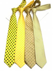 1pc Polka Dot Necktie, Suitable For Casual, Street, Business, Party And Daily Wear