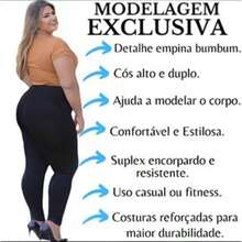 Kit Of 3 Plus Size Gym Leggings With Reinforced Stitching - Multicolor - View 2