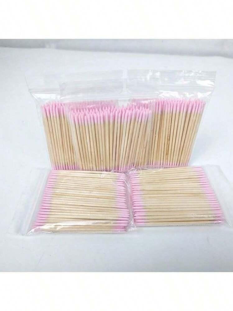 Mỗi gói gồm 100 que lau sơn móng tay hai đầu, dụng cụ hai đầu nhỏ, thích hợp để lau sạch hình xăm lông mày và trang điểm, khoảng 100 chiếc mỗi gói, sản phẩm làm móng, dụng cụ làm móng, dụng cụ nghệ thuật làm móng, đồ dùng ngày Valentine, đồ dùng đám cưới năm mới, dụng cụ lau móng. - Nhiều màu - Xem 9