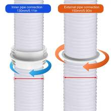 Conector de manguera de escape de aire acondicionadoóvil, reductor de manguera Universal de 13/15CM, acoplador de CA portátil para Hardware de mejora del hogar 8HUU - Universal - Ver 6