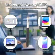 可伸缩笔架。适用于课堂教师和儿童阅读。Dumero 的可伸缩笔配有用于触摸屏的手写笔和用于演示的可伸缩教鞭。颜色随机。它是课堂必备品。