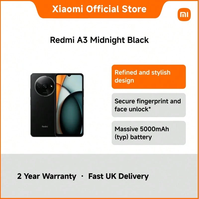 Redmi A3 - Black - View 1
