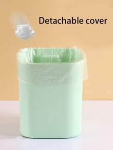 Enclosed Odor-Proof Cat Litter Trash Can, PVC Material Litter Scoop Bin, Pet Cleaning Supplies