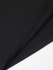 Men's T-Shirt 100% Cotton Blouse Bear Gu Premium Mesh Short Sleeve Round Neck Shirt - 黑色 - 查看 4