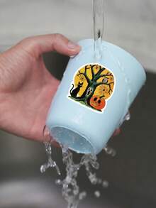 [Halloween Limited Edition]52PCS Halloween Decorative Stickers, Including Ghosts, Pumpkin Heads, Skeletons, Etc. A Practical Halloween Gift, Suitable For Decorating Phone Cases, Notebooks, Laptops, Diaries, Water Cups, Etc.