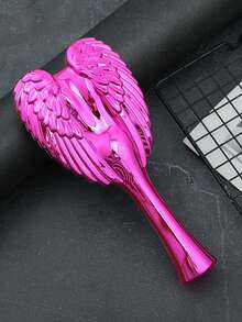 فرشاة شعر مضادة للكهرباء الساكنة بأجنحة ملاك، مناسبة لجميع أنواع الشعر، مشط تدليك فروة الرأس، مصنوعة من بلاستيك ABS بشعيرات من النايلون، تصميم أنيق مفرغ للحصول على شعر ناعم ولامع، فرشاة فك التشابك، تصميم مشط عصري، مشط بلاستيك ABS، فرش تصفيف الشعر، مشط حافة الشعر، فرشاة شعر، مشط، فرشاة تسريح الشعر، فرشاة شعر، معدات صالون الحلاقة، صالون الحلاقة، فرشاة شعر، مجموعة فرشاة شعر، مشط شعر، مشط للخصلات، فرشاة فك التشابك، فرشاة شعر للنساء، صالون الحلاقة، معدات صالون الحلاقة