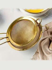 3pcs/Set Household Kitchen Milk Tea, Honey, Soy Milk Ultra-Fine Sugar Sifter Handheld Flour Sieve, Kitchen Strainer Set With Fine Mesh, Essential Kitchen Tools And Accessories, Kitchen Gadgets Gift For Home Chefs, Space-Saving Kitchen Organizer, Christmas Kitchen Gift Idea