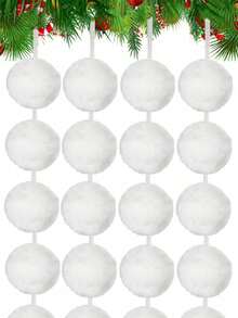 5/10 Green Faux Fur Christmas Decorations - Christmas Decorations Are Suitable For DIY Christmas Tree Hangers, Family Gatherings And Indoor Christmas Tree Wreaths. Fireplace Decoration. Christmas Decorations. Wreath Decoration - Featherless Christmas And Winter Holiday Decorations - Multicolor - View 14