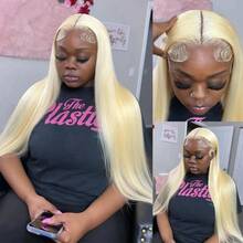 30Inch 40Inch 13x4 613 Straight Wigs 613 Honey Blonde Lace Front Human Hair Wigs 200 Density 13x4 Brazilian 13x6 613 Color Lace Frontal Wigs For Women - S613 - 查看 5