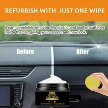 Automotive Interior, Leather Care Cream, Instrument Panel Polish, Seat Cushion Retreader, Reinforced Plastic And Leather Repair, Anti-Aging And Gloss, Used For Automotive Maintenance And Interior Decoration Care Products