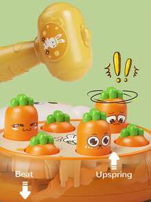 Children's Educational Whack-A-Mole Toy: Easter Bunny, Interactive Early Learning Game Suitable For Boys And Girls Over 3 Years Old, Great Gift For Christmas, Easter And Birthday