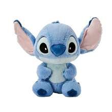 Miniso MOINISO Disney 正版史迪仔絨毛娃娃，19.69*15.75 英吋，柔軟觸感，可愛有趣，適合裝飾客廳和臥室，完美的生日禮物 (1件) - 藍色 - 查看 4