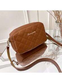 Tassel Small Messenger Bag For Women Lingge Embroidery Camera Female Shoulder Bag Fashion Chain Ladies Crossbody Bags - White - View 9