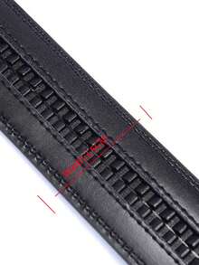 Herren Texturierter Metall Automatikgürtel, Business Lässig Stil, hochwertiger Metallgürtel, Hochzeitsaccessoire, Winteraccessoire, formeller Gürtel, Große Größen Bundgürtel, Herren Accessoire