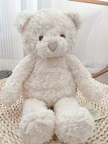 1pc Soft & Cuddly Plush Teddy Bear - Adorable Stuffed Animal With Velvety Fur, Perfect Gift For Birthday, Christmas, New Year, Valentine's Day, Wedding Party, And All Occasions