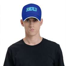 Monsters University Baseball Cap - Official MU Logo Hat In Royal Blue, Lightweight Breathable Sports Cap For Men, Women, Monsters Inc Fans - Gift For Mike & Sulley - Birthday/Graduation Present, Fan Merchandise, Sporty Design, Comfortable Fit, Fan Gear, Casual Wearers - 藍色 - 查看 6