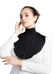 3 件套女士围脖保暖羊毛立领围脖围巾，防风舒适颈部保暖，适合所有季节 - 彩色 - 查看 3