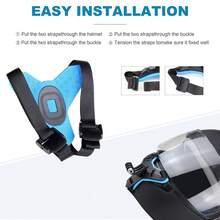 Suporte Capacete Moto Câmera Celular Galaxy Gopro Ios Queixo - Multicolorido - Visão 4