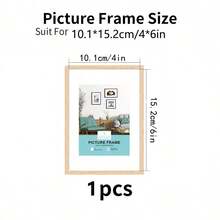 Bộ 3/2/1 khung ảnh gỗ, thích hợp để treo tường, kích thước có sẵn: 10x15, 15x20, 20x25 inch, khổ A4, khung gỗ màu, thích hợp để trang trí ảnh và làm quà tặng kỷ niệm. - Nhiều màu - Xem 11