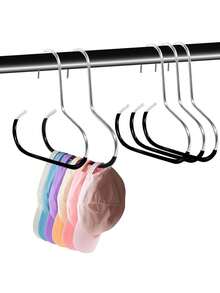 8 Counts Hat Organizer, Stainless Steel Hat Hangers Closet, Hat Rack Hat Holder Cap Organizer Baseball Caps, Scarf, Hat2025