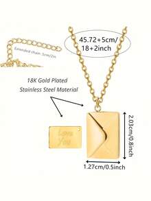 Chiếc vòng cổ có thể tùy chỉnh này sở hữu thiết kế thời trang và mặt dây chuyền hình phong bì được cá nhân hóa. Bạn có thể tùy chỉnh nó với tên, thông điệp hoặc ảnh gia đình, thú cưng hoặc người yêu của mình. Hoàn hảo cho sinh nhật, Ngày Valentine, kỷ niệm, đám cưới, Ngày của Cha và các dịp đặc biệt khác. Cũng phù hợp cho học sinh tốt nghiệp trung học, sinh viên đại học, sinh viên năm nhất, năm hai và các năm học thấp hơn. Chiếc vòng cổ ảnh thời trang này sẽ giúp bạn nổi bật. - nhiều màu - Xem 11